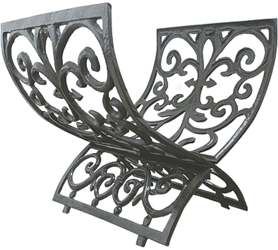 Дровница ЧУДЕСНЫЙ САД WR-790 Барокко чугунная черная 4606400630487