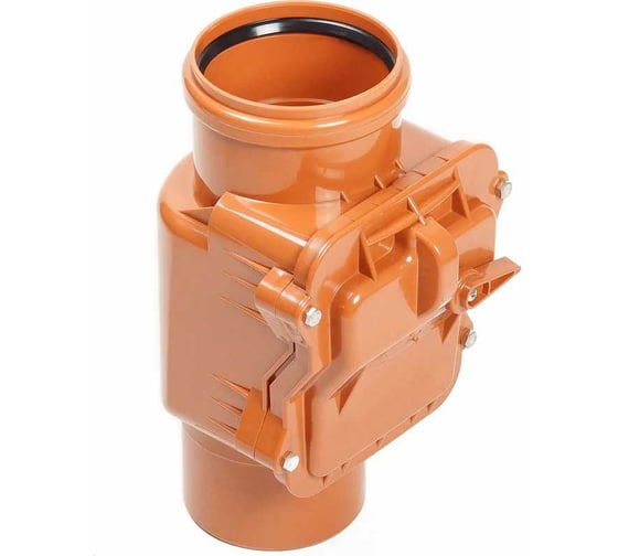 Клапан обратный Хемкор НПВХ 250 кирпичный 2481178 19609