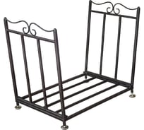 Дровница ЧУДЕСНЫЙ САД WM-780 Очаг черная складная, металл 4606400661849