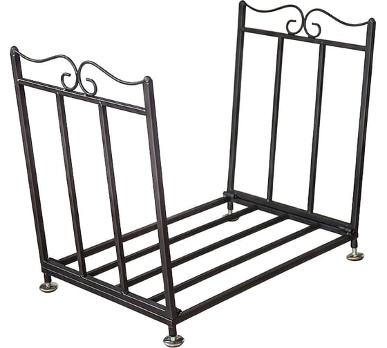 Дровница ЧУДЕСНЫЙ САД WM-780 Очаг черная складная, металл 4606400661849