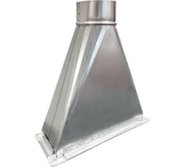 Переход ООО Вентмаркет 100х100/D110 мм, с прямоугольного на круглое сечение, оцинкованная сталь Red100100/110