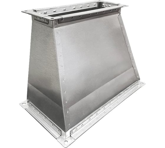 Переход ООО Вентмаркет 200х200/200х250 мм, прямоугольный, оцинкованная сталь Red2020/2025