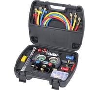 Коллектор манометрический NORDBERG со шлангами и муфтами в кейсе NFG33K