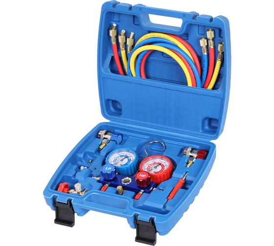 Коллектор манометрический NORDBERG со шлангами и муфтами в кейсе NFG31K