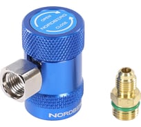 Муфта быстросъемная NORDBERG R134a низкое давление, синяя NFA5L