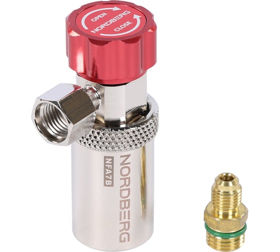 Муфта быстросъемная R134a высокое давление, красная, тип BMW NORDBERG NFA7B