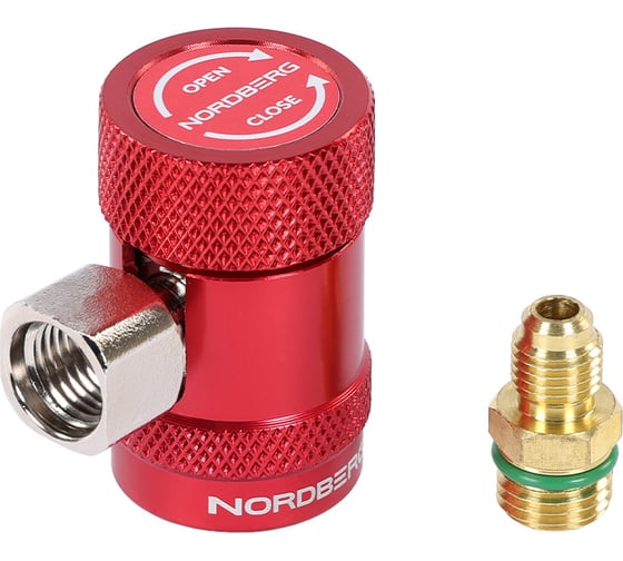 Муфта быстросъемная NORDBERG R134a высокое давление, красная NFA5H