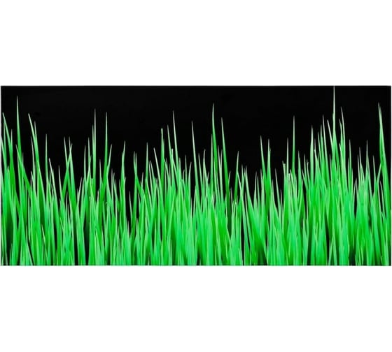 Стекло для вытяжки Berford 60 с декором Трава MAUNFELD BERFORD 60 Glass Grass (PL) 1