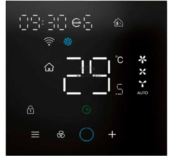 Термостат пульт управления вентиляцией KRAFTAIR Т901 FCU Wi-Fi