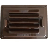 Решетка вент регулир для цоколя  коричневый KROVENT 294075
