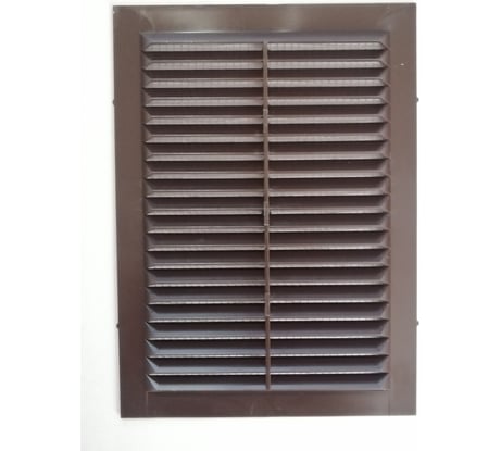 Решетка вентиляционная Люкс (200х300 мм; сетка; коричневая) Космовент Л200КР