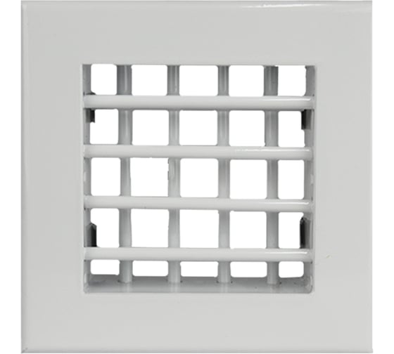 Решетка двухрядная алюминиевая Ventart 2WA-150x150 4687203898151