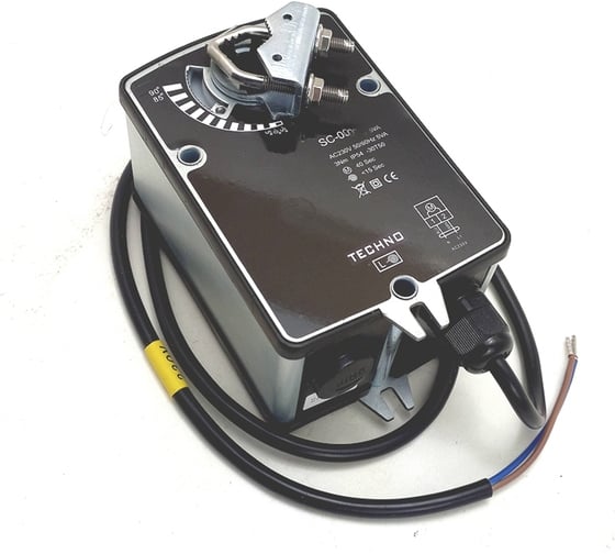 Электропривод воздушной заслонки с пружиной SC-03DN/230V, 3Nm, ON/OFF, 230AC TECHNO 210300 1