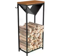 Дровница с полкой MAKE MEBEL ДП 500х300х1100 Орех Дижон 9005
