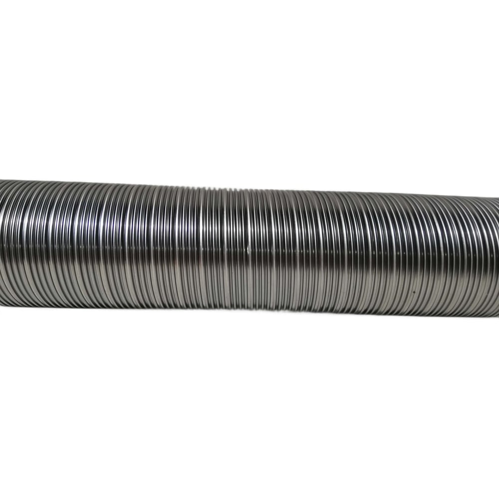 Газоход гибкий гофрированный 150 мм, L 2 м, нержавеющая сталь, до 700 ...