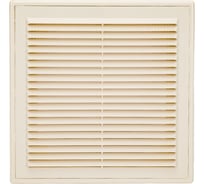 Решетка вентиляционная вытяжная с рамкой (210x210 мм; слоновая кость) ВИЕНТО 2121ВРсл.кость
