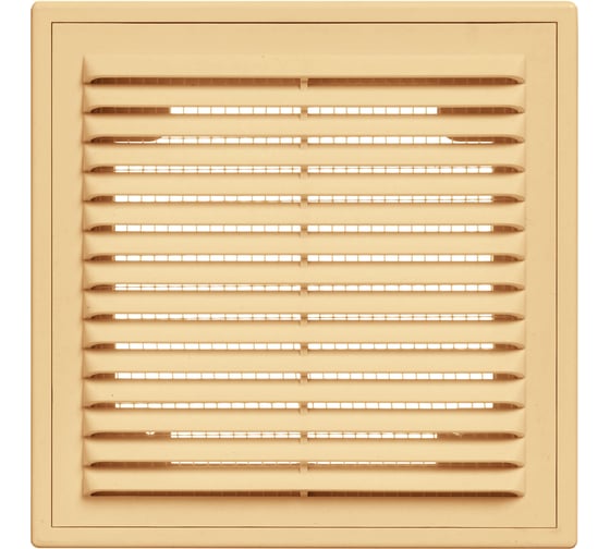 Решетка вентиляционная вытяжная с рамкой (150x200 мм; бежевая) ВИЕНТО 1520ВРбеж 20914629