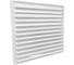 Решетка 150х500 мм, с наружными жалюзи, плоская, белого цвета ООО Вентмаркет PRGW015x50 2
