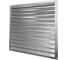 Решетка 1000х150 мм, с наружными жалюзи, плоская, из оцинкованной стали ООО Вентмаркет PRG0100x15 1
