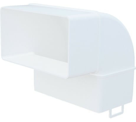 Колено вертикальное для прямоугольных воздуховодов (55x110 мм; 90°) ВИЕНТО В511КВП