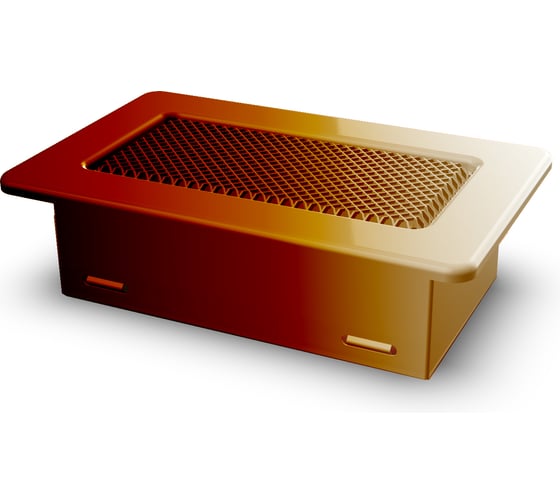 Решетка вентиляционная GRILLUX 11х17 ВЗР2246-Br