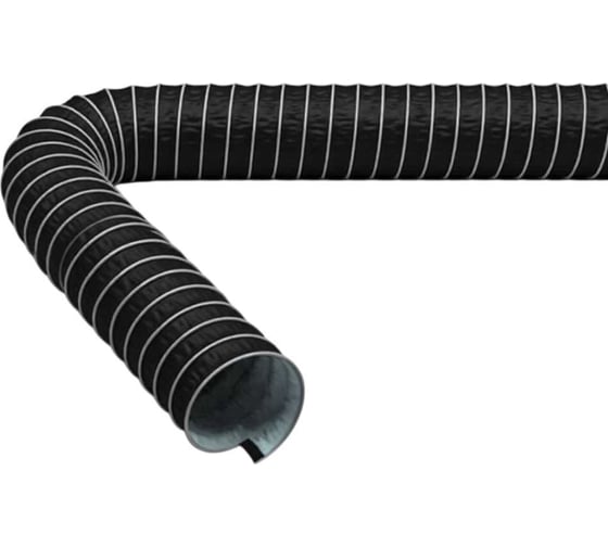 Шланг с двусторонным покрытием химически стойкий электропроводящий Русские шланги Clip TEFLON P-EL, PTFE/ткань, d=80 (3м) 885766