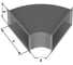 Отвод для воздуховодов Diaflex 500х200 мм, 90 гр УФ-01024426 1