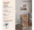 Дровница GreenWeen CAPRI MINI с полкой, белая, столешница дерево, 40*30*120 GW-DR-CAPRIMINI-W-WOOD 9