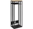 Дровница GreenWeen CAPRI MINI с полкой, черная, столешница дерево, 40*30*120 GW-DR-CAPRIMINI-B-WOOD 6