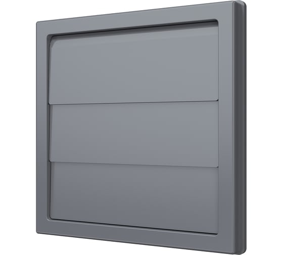 Выход стенной ERA КФ фланец D150/160 жалюзи 190x190 ASA Gray 1919К15.16Ф сер
