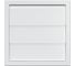 Выход стенной ERA КФ фланец 55x110 жалюзи 150x150 ASA 1515К511Ф 5