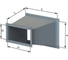 Переход прямоугольный Diaflex 800х500/600х300 L-300, ш.20/20, 0,55мм. тип.1 УФ-01025001 3