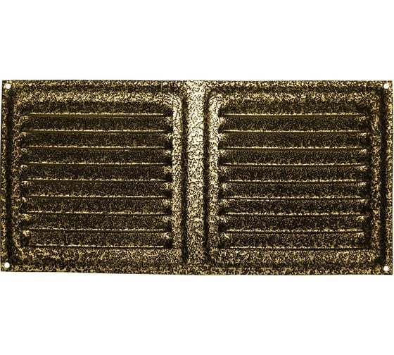 Вентиляционная решетка металлическая Хадвер 160х230 БРОНЗА АНТИК КТ9184