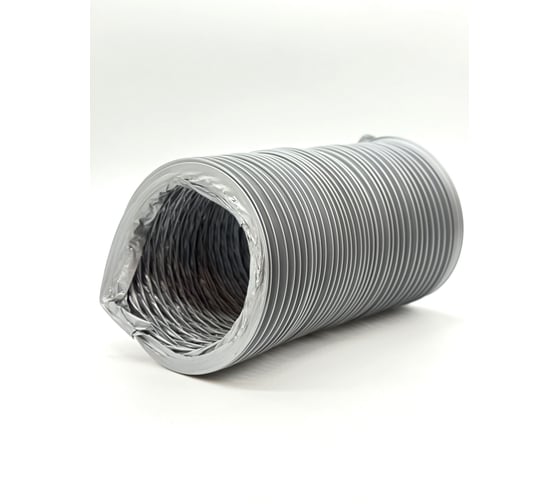 Воздуховод ERA PF D125 армированный L1м ПВХ серый 12,5PF1 gray 1
