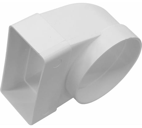 Соединитель прямоугольного воздуховода с круглым (60x120 мм; D100 мм; с выходом на фитинг) ВИЕНТО В612СК10ФП