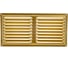 Вентиляционная решетка позолоченная 100x200 мм Amig 1-100х200 ORO 4