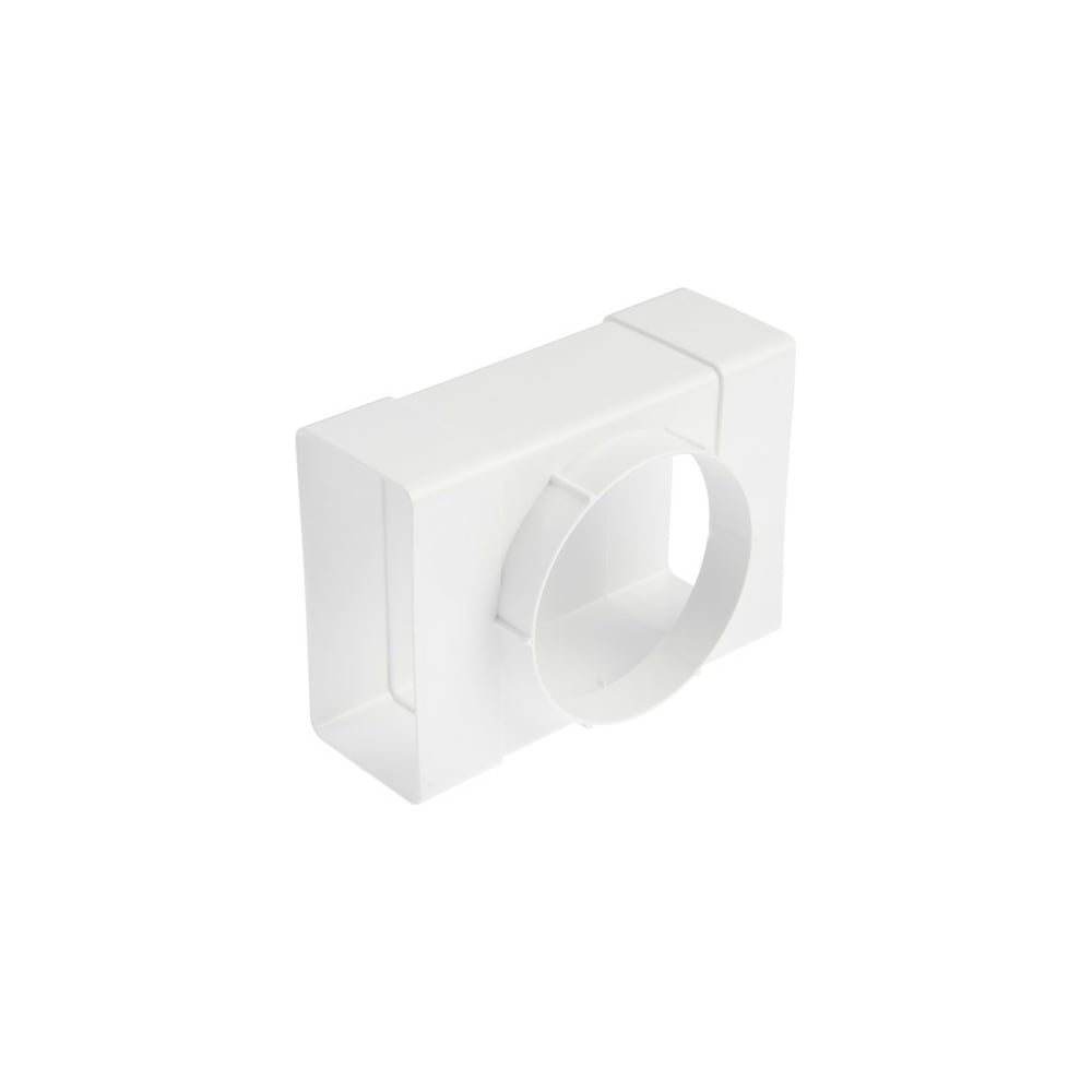 Тройник прямоугольный 60x120 мм с переходом на круглый канал 100 мм ...