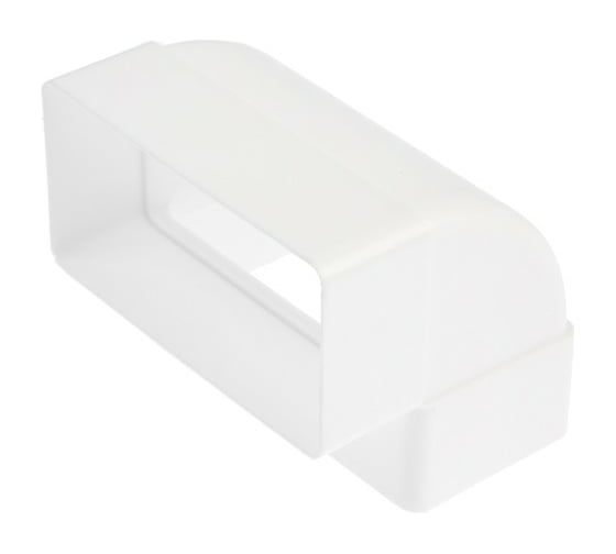 Отвод плоский вертикальный 55x110 мм Zein 7641521 1