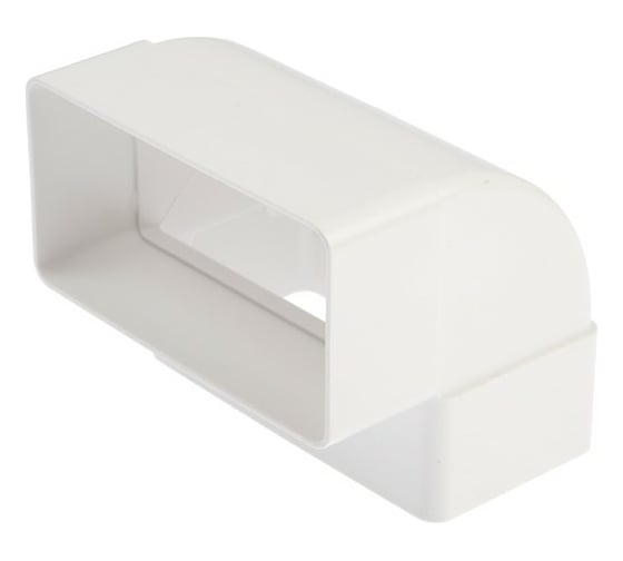 Отвод плоский вертикальный 60x120 мм Zein 7641536 1