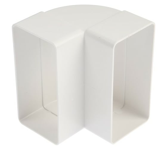 Отвод плоский вертикальный 60x120 мм Zein 7641536