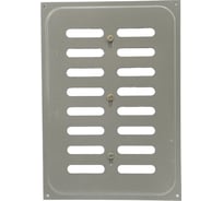 Решётка вентиляционная раздвижная 170x240 мм, алюминиевый металлик Трибатрон 87970