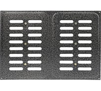 Решётка вентиляционная раздвижная 240x340 мм, серебряный антик Трибатрон 87667