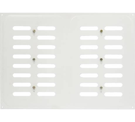 Решётка вентиляционная раздвижная 240x340 мм, цвет белый Трибатрон 87978