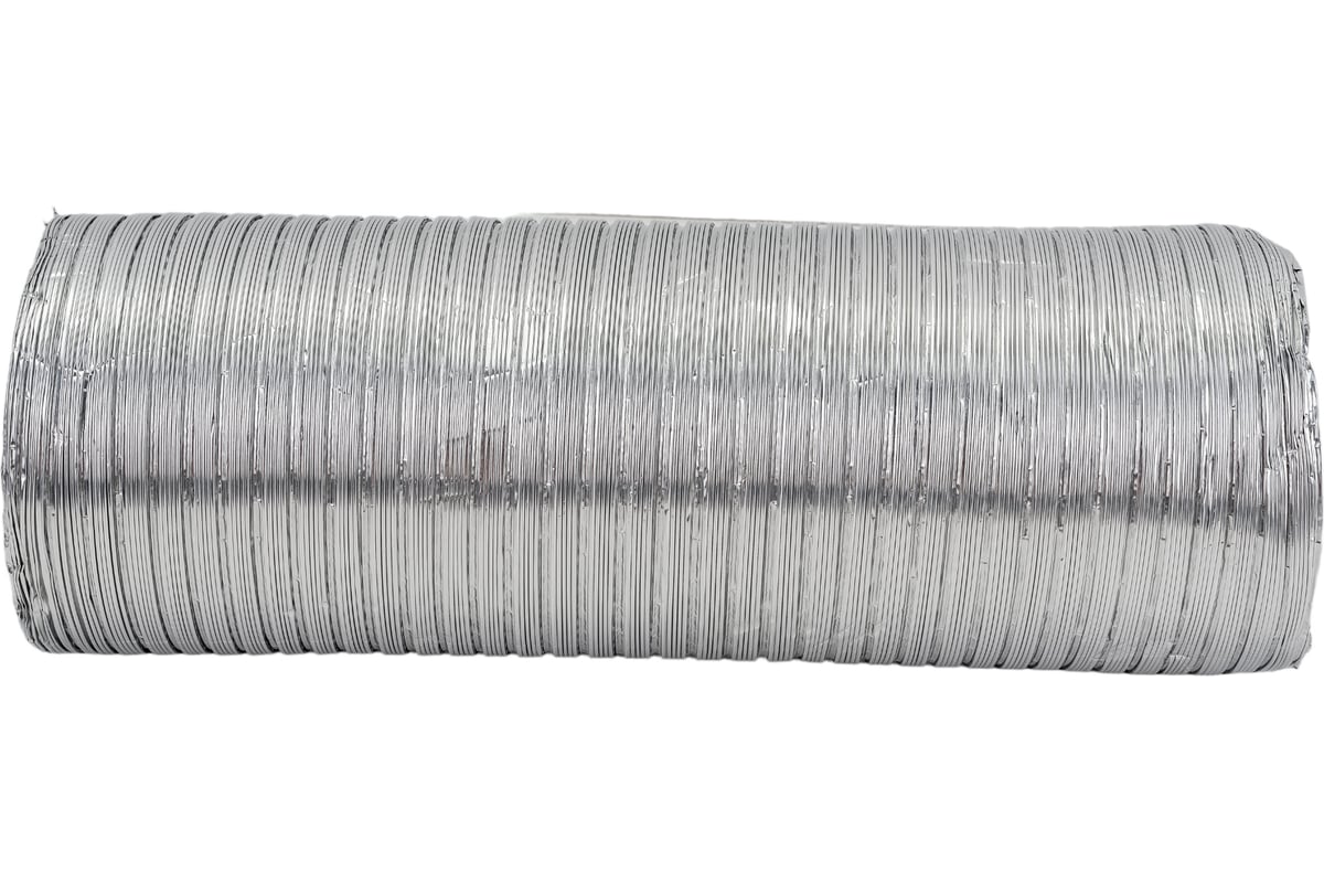 Воздуховод алюминиевый гофрированный 125 мм, 1.5 м Эвент ВА, д= 125, 1 ...