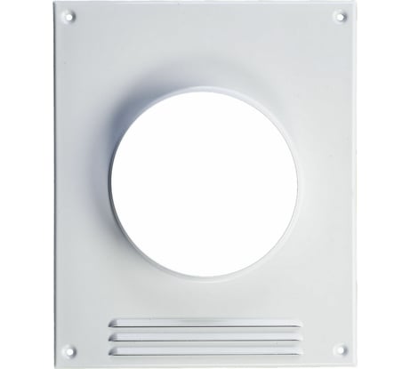 Фланец с торцевой площадкой с секцией жалюзи 195х238 мм, 100 мм Эвент 100ТПР