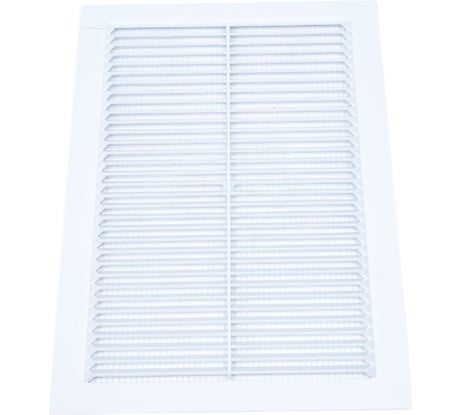 Решетка неразъемная наклонные жалюзи с москитной сеткой 200х300 мм Эвент Э2030Н