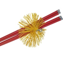 Комплект из 1 щетки D250 мм и 4 прутков D017 2 м РОССТИН КЧДИ250