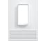 Площадка торцевая вертикальная пластиковая с решеткой 180x250 фланец 60x120 ERA 88-327 3