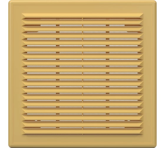 Решетка вентиляционная вытяжная 2525Р (249x249 мм; АБС; бежевая) ERA 233-067