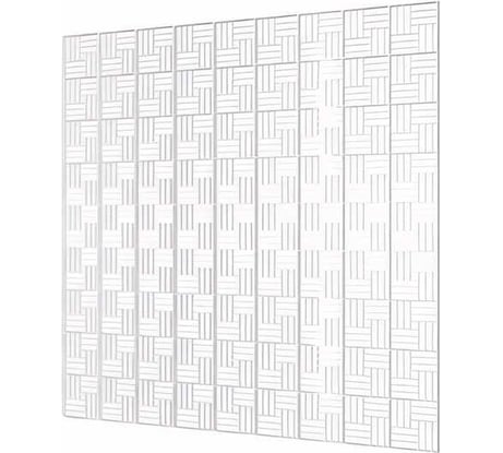 Решетка вентиляционная П6060ДП Fusion декоративная потолочная (595x595 мм; белая) ERA 88-272